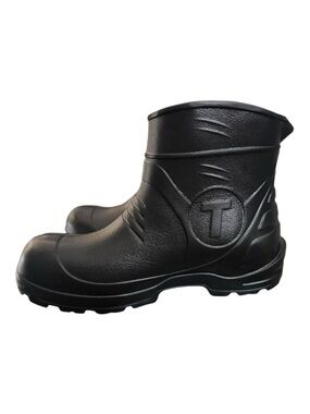 Tingley 21121.11 Airgo Black Waterproof Rubber Ankle Rain Boots Men’s Size 12